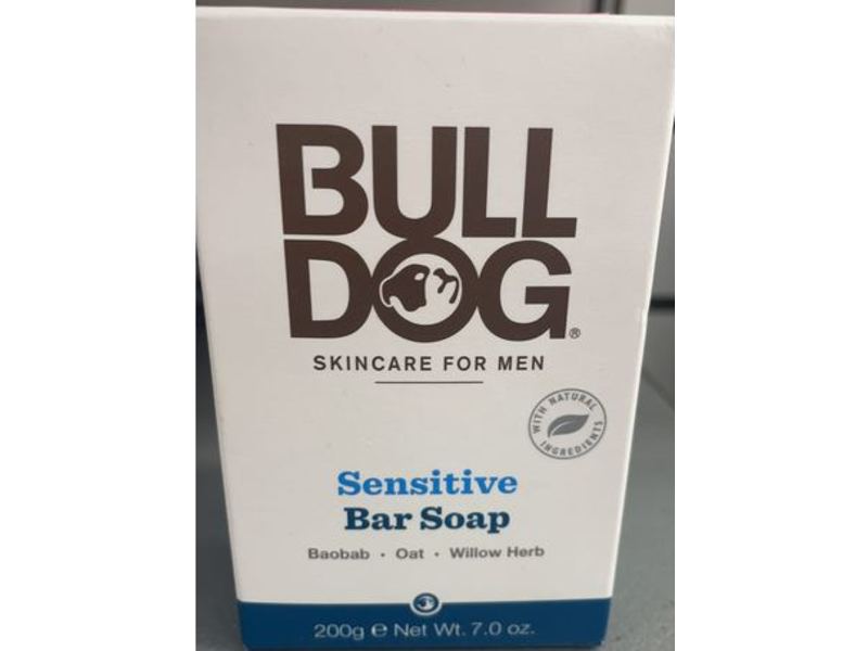 Bulldog Skincare For Men, Sensitive Bar Soap, Baobab, Oat, Willow Herb, 7 oz/200 g