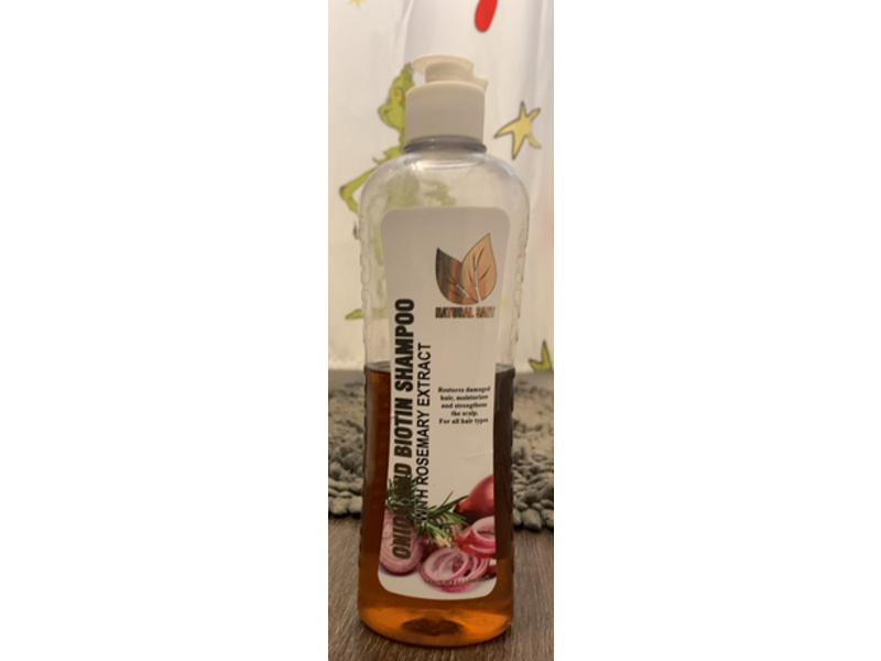 Natural Sant Onion Biotin Shampoo, Rosemary Extract, 16.9 fl oz/500 mL
