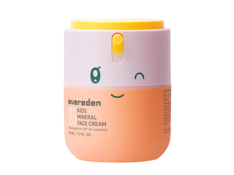 Evereden Kids Protective Mineral Face Cream, SPF 20, 1.7 fl oz/50 mL
