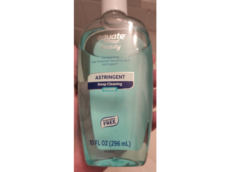 Equate Beauty Astringent Cleanse, Deep Cleaning, 10 fl oz/296 mL