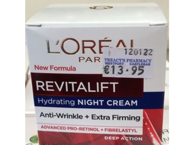 L'Oreal RevitaLift Night Cream, 50 mL