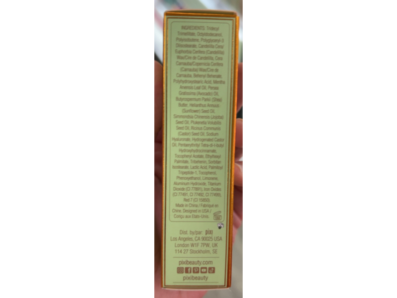 Pixi +Hydra Lip Treat Tinted Lip Balm, Peach - Y, 0.16 oz/4.8 g