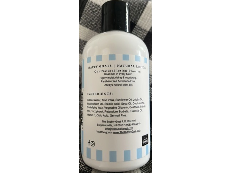 The Bubbly Goat Goat Milk Lotion, Wild Lavender, 7 oz/198 g