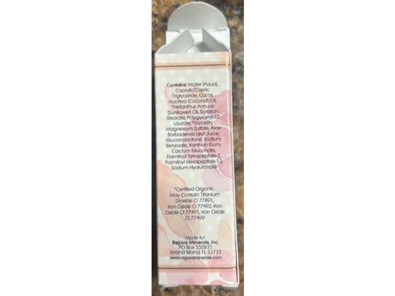 Rejuva Minerals Age Defying Liquid Foundation, Shell, 0.30 oz/9 mL