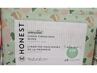 Honest Clean Conscious Wipes, Geo Mood, Fragrance Free, Pack Of 72, 9 Packs - Image 3
