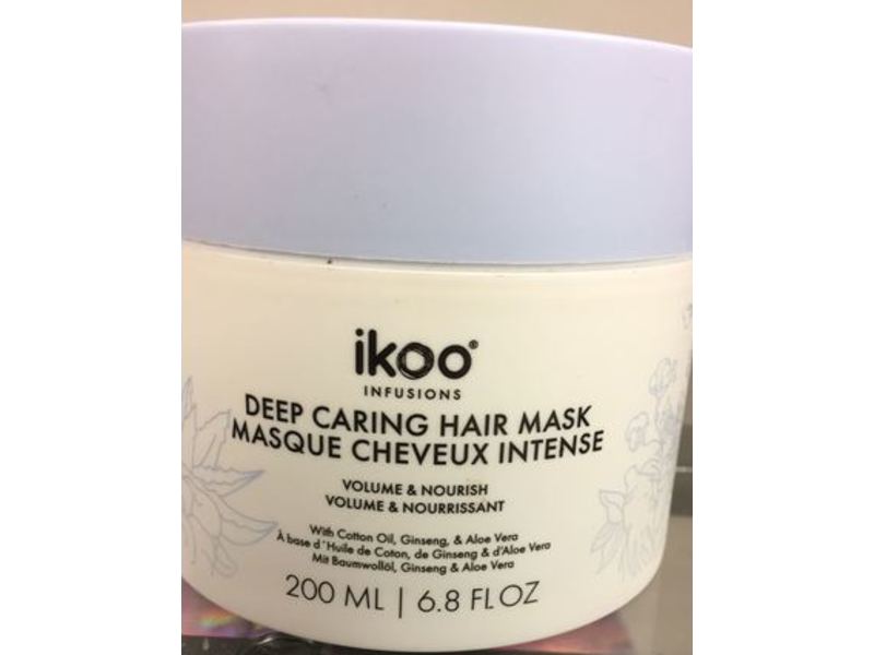 ikoo Deep Caring Hair Mask, Volume & Nourish, 6.8 fl oz/200 mL