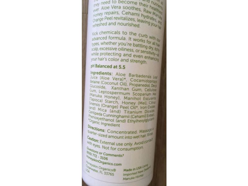 Honeyskin Hair & Scalp Therapy Shampoo, 16 fl oz