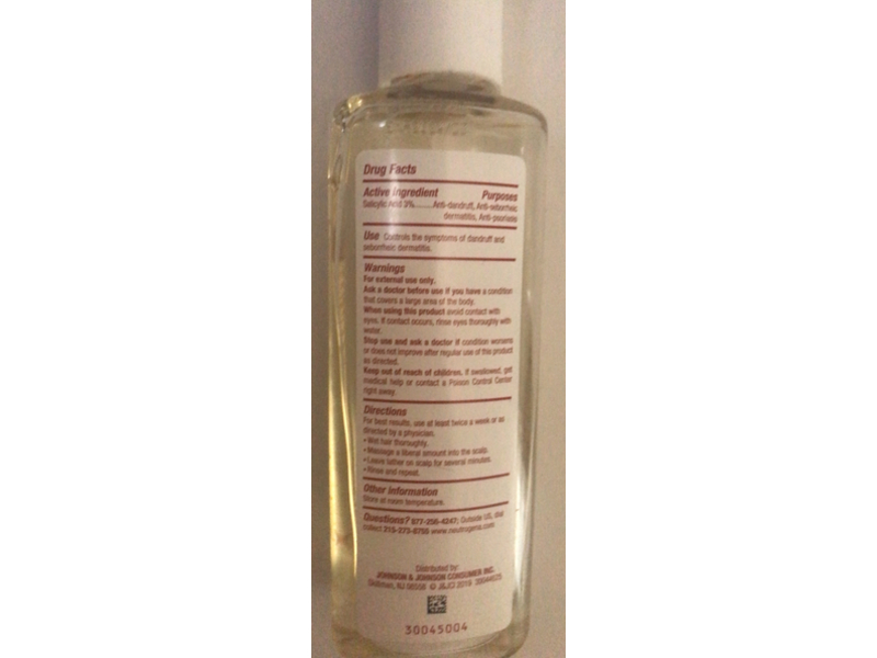 Neutrogena T/Sal Therapeutic Shampoo, Salicylic Acid 3%, 4.5 fl oz/133 mL