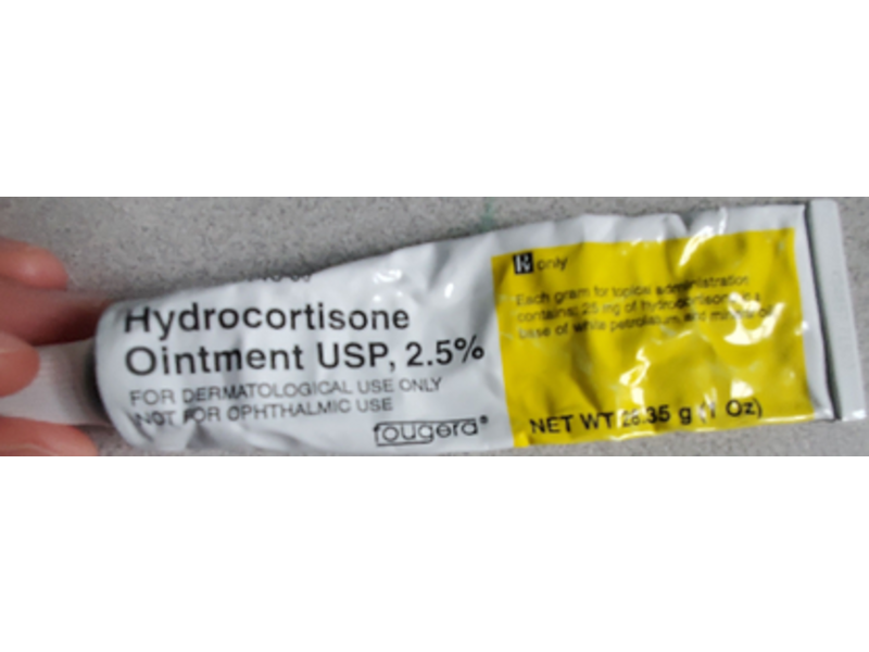Hydrocortisone Ointment Usp, 2.5%, 1 oz/26.35 g Fougera (RX)