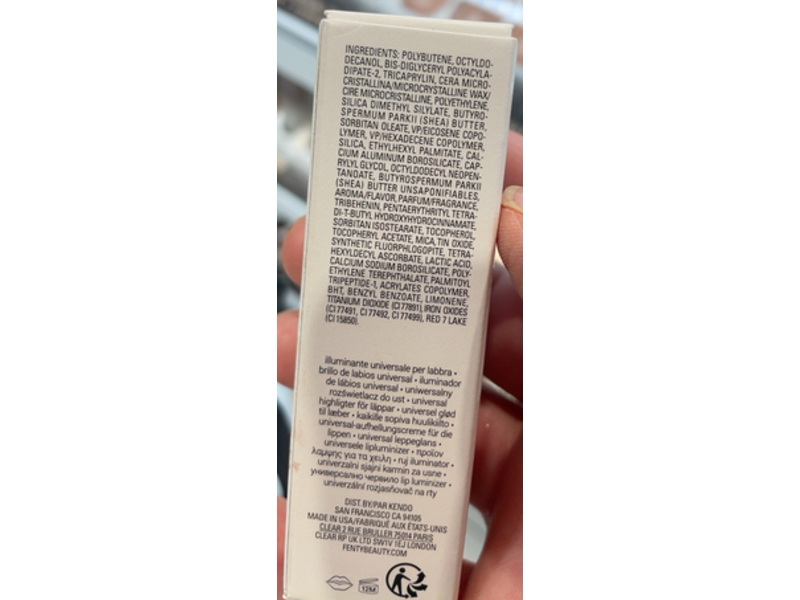 Fenty Beauty Gloss Bomb Universal Lip Luminizer, Riri, 0.3 fl oz/9 mL