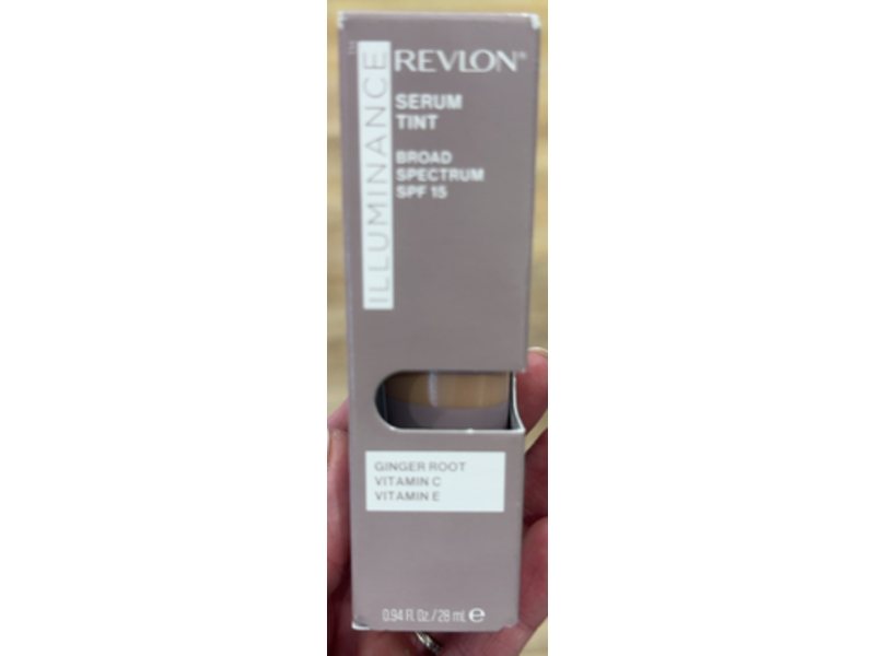 Revlon Illuminance Serum Tint, Ginger Root, Vitamin C & Vitamin E, SPF 15, 301 Cool Beige, 0.94 fl oz/28 mL