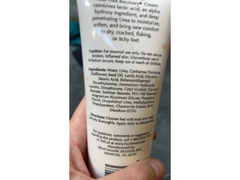 Podiatrist's Secret Total Foot Recovery Cream, 8 oz/227 g