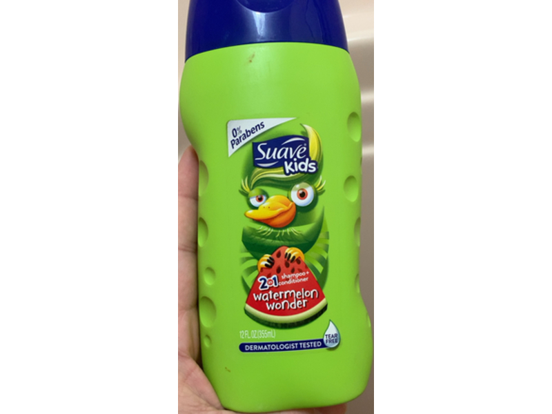Suave Kids 2 In 1 Shampoo & Conditioner, Wild Watermelon, 12 fl oz/355 mL