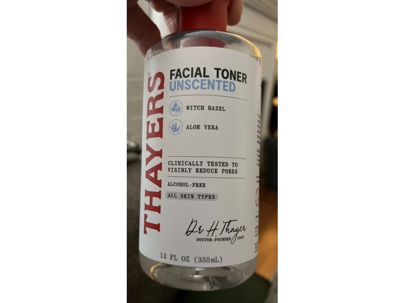 Thayers Witch Hazel & Aloe Facial Toner, Unscented, 12 fl oz/355 mL