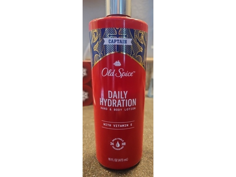 Old Spice Vitamin E Daily Hydration, Captain, 16 fl oz/473 mL