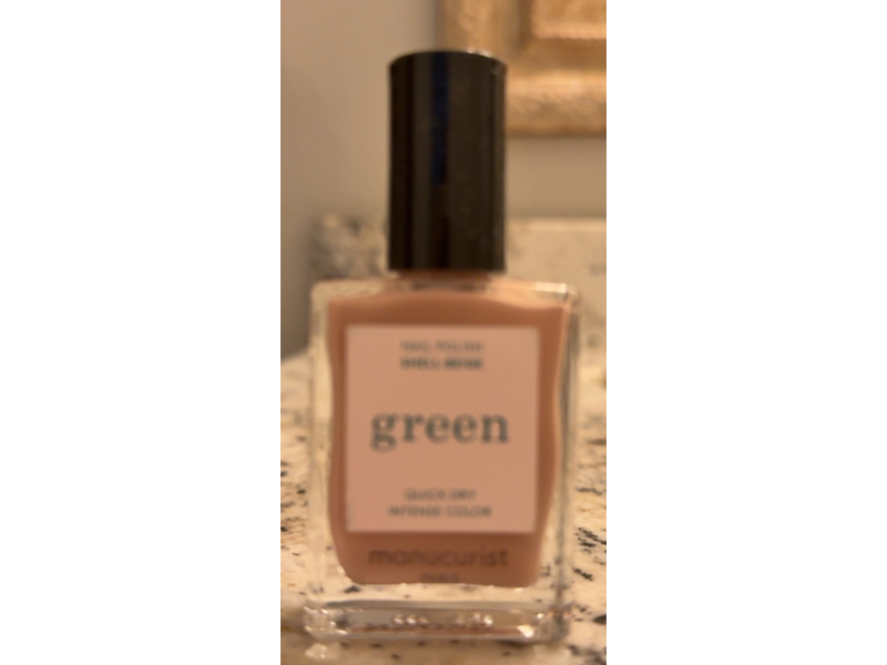 Manucurist Green Nail Polish, Shell Beige, 0.5 fl oz