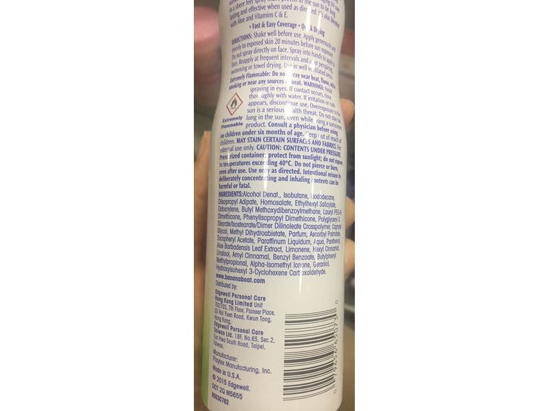 Banana Boat Ultra Protect Sunscreen Continuous Spray, SPF 50 PA+++, 170 g