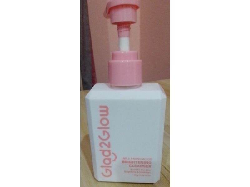 Glad2Glow Brightening Cleanser, Milk Amino Acids, 2.82 fl oz/80 g
