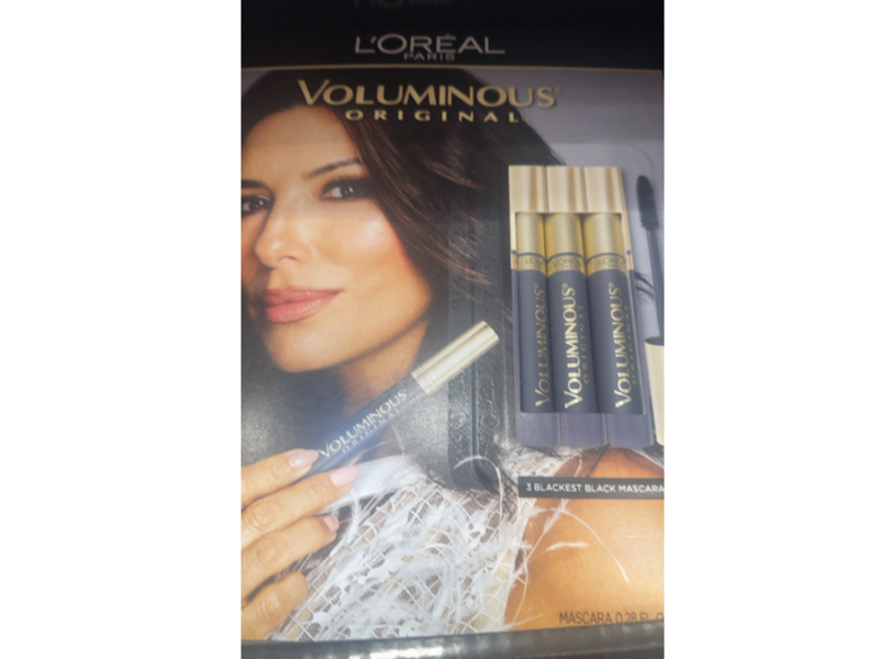L'Oreal Paris Voluminous Original Mascara, Blakest Black, 0.28 fl oz/8 mL