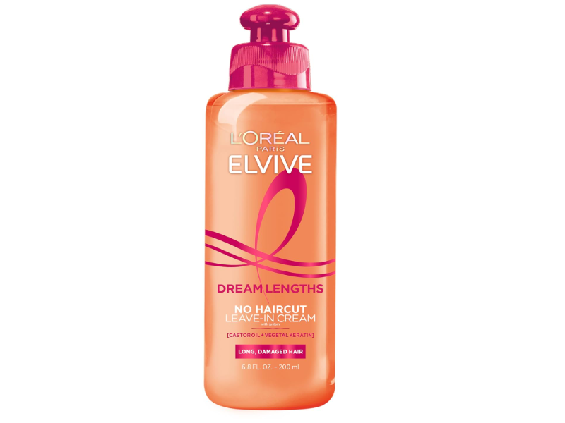 L'oreal Paris Elvive Dream Lengths No Haircut Cream, Leave In, 6.8 fl oz/200 mL