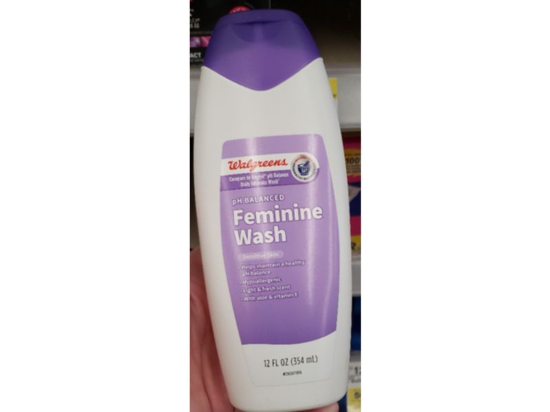 Walgreens Feminine Wash, Aloe & Vitamin E, 12 fl oz/354 mL