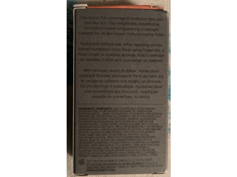 Cover Fx Power Play Foundation, Shade M5, 1.01 fl oz/30 mL