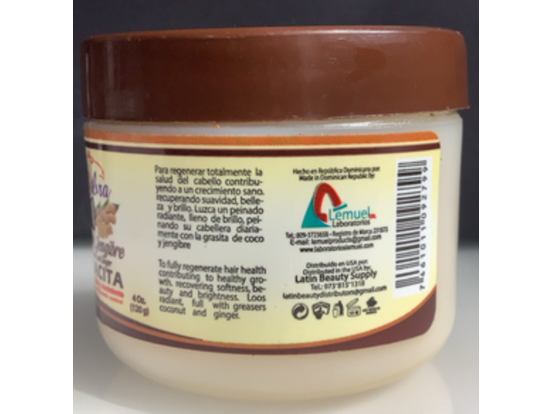 Lemuel Coconut & Ginger, 4 oz/120 g