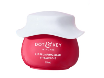 Dot & Key Lip Plumping Mask, Turmeric Oil & Lingonberry, 15 mL