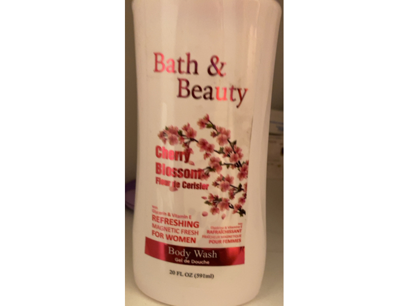 Bath & Beauty Body Wash, Cherry Blossom, 20 fl oz/591 mL
