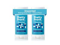 Pretty Frank Deodorant Stick, Unscented, 2.7 oz/77 g, Pack Of 2 - thumbnail 1