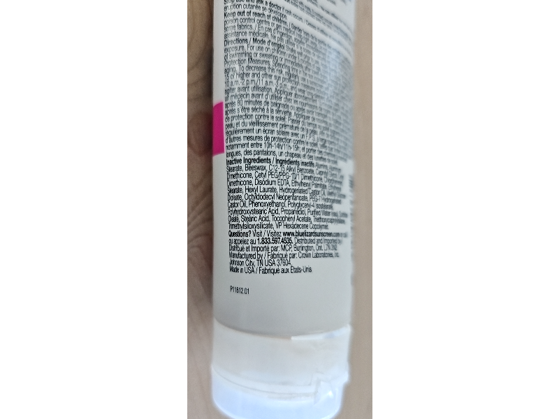 Blue Lizard Baby Mineral Sunscreen Lotion, SPF 50, 3oz/89 mL