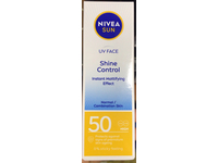 Nivea Sun UV Face Shine Control, SPF 50, 50 mL - Image 3