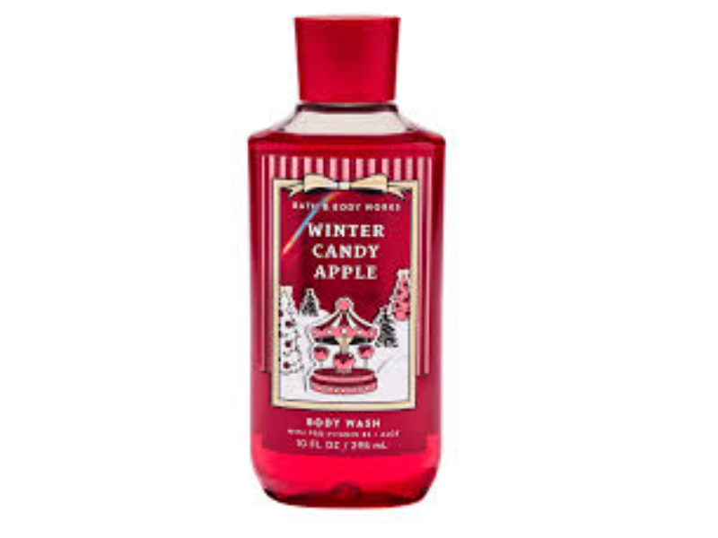 Bath & Body Works Body Wash , Winter Candy Apple, 10 fl oz/295 mL