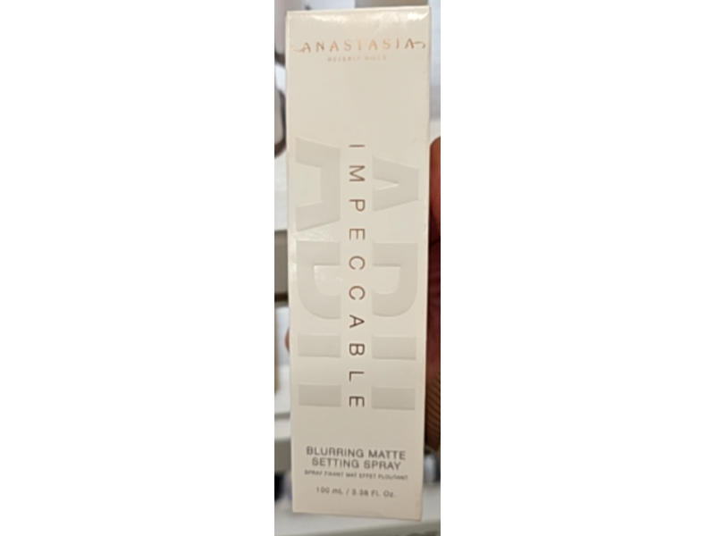 Anastasia Beverly Hills Impeccable Blurring Matte Setting Spray, 3.38 fl oz/100 mL