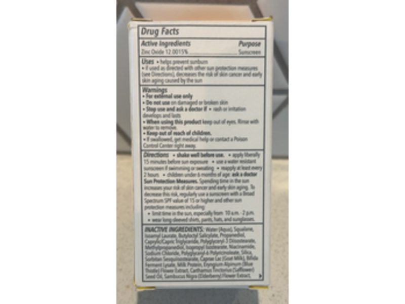 Beekman 1802 Milk Tint Primer Serum, SPF 43, Fair, 1.0 fl oz/30 mL