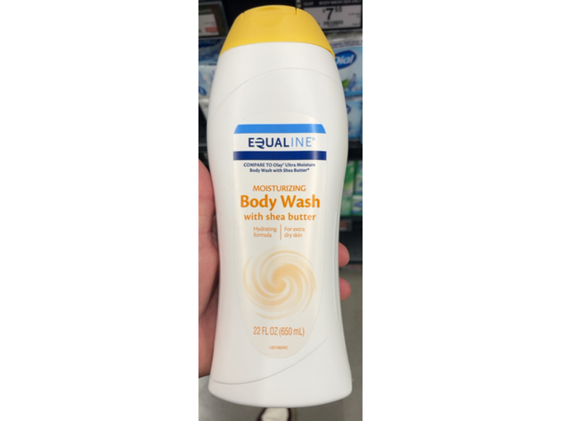 Equaline Moisturizing Body Wash, Shea Butter, 22 fl oz/650 mL