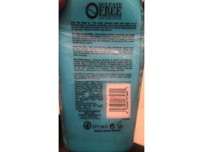 Ogx Renewing Conditioner, Argan Oil Morocco, 19.5 fl oz/577 mL