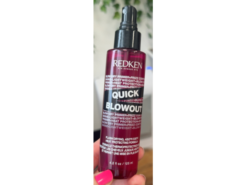 Redken Quick Blowout Blow-Dry Primer, 4.2 fl oz/125 mL