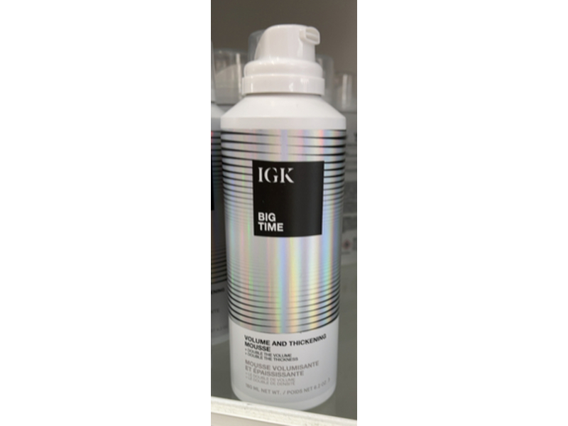Igk Big Time Volume And Thickening Mousse, 6.2 oz/180 mL