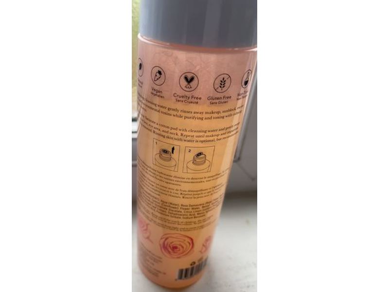 100% Pure Micellar Cleaning Water, Rose, 7.1 fl oz/210 mL