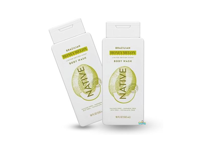 Native Body Wash, Honey Melon, 18 fl oz/532 mL