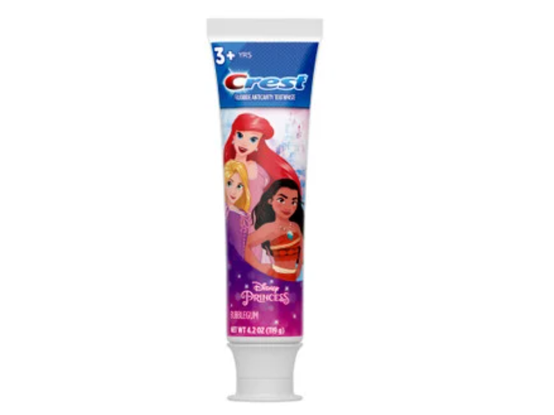 Crest Disney Princess Toothpaste, Bubblegum Rush, 4.2 oz/119 g
