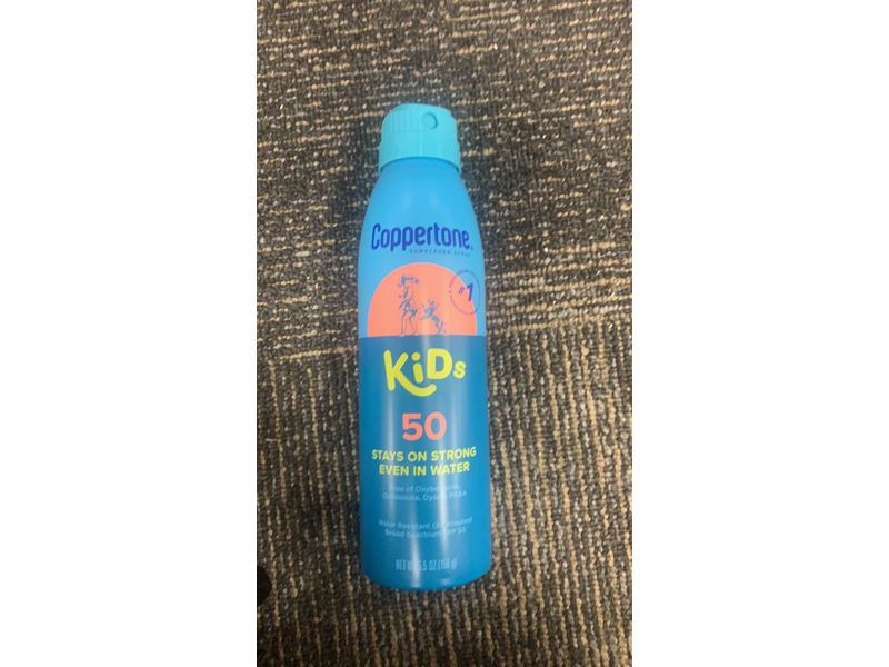 Coppertone Kids Sunscreen Spray, SPF 50, 5.5 oz/156 g