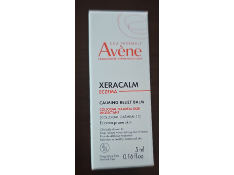Avene Xeracalm Eczema Calming Relief Balm, Collaidal Oatmeal 1%, 0.16 fl oz/5 mL