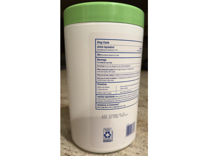 Wet Ones Antibacterial Hand Wipes, Eucalyptus & Mint Scent, 150 Count