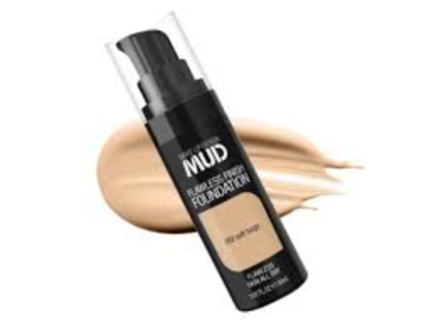 Mud Flawless Finish Foundation, 05 Rosy Beige, 1.02 fl oz/30 mL