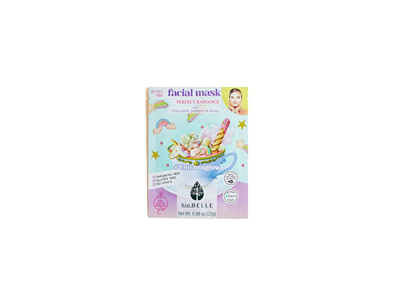 BioBelle Perfect Radiance Facial Mask, Unicornglow, 0.88 oz/25 g