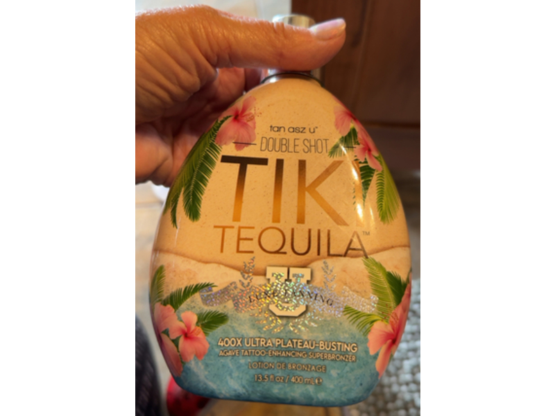 Tan Asz U Tiki Tequila 400X Ultra Plateau-Busting Agave Super Bronzer, 13.5 fl oz/400 mL