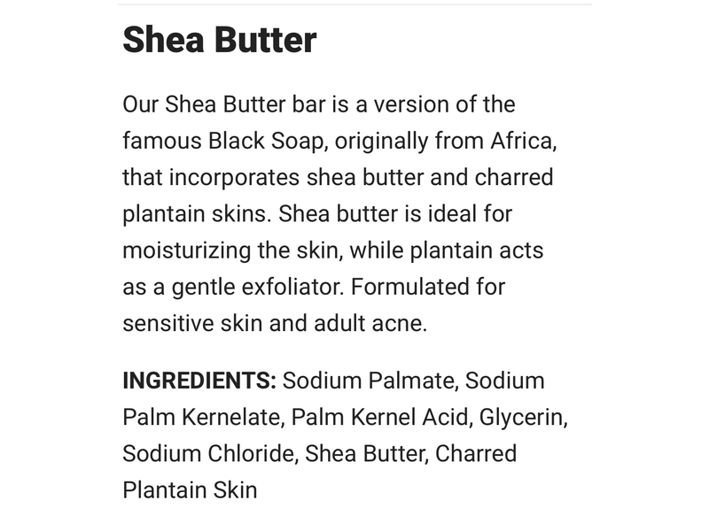 The Soap Works Bar Soap, Shea Butter, 3.5 oz