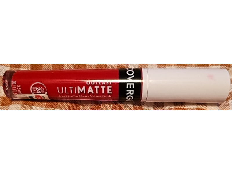 Covergirl Outlast Ultimatte Liquid Lipstick, 130 Wine O' Clock, 0.11 fl oz/3.5 mL